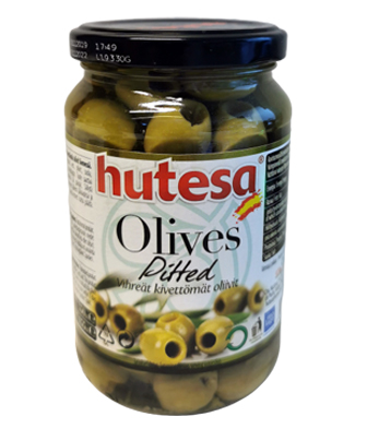 Hutesa Olive Green Pitted 350/150g